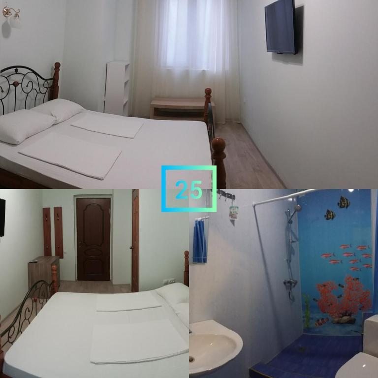 Двухместный (Двухместный номер Делюкс с 1 кроватью и душем) гостевого дома Guest House Polet Chayki, Гагра