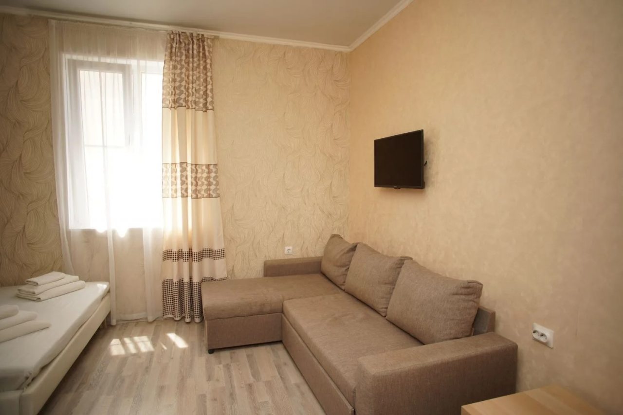 Номер (Стандарт 4-местный однокомнатный (вид на горы)), Гостевой дом Guest House Polet Chayki
