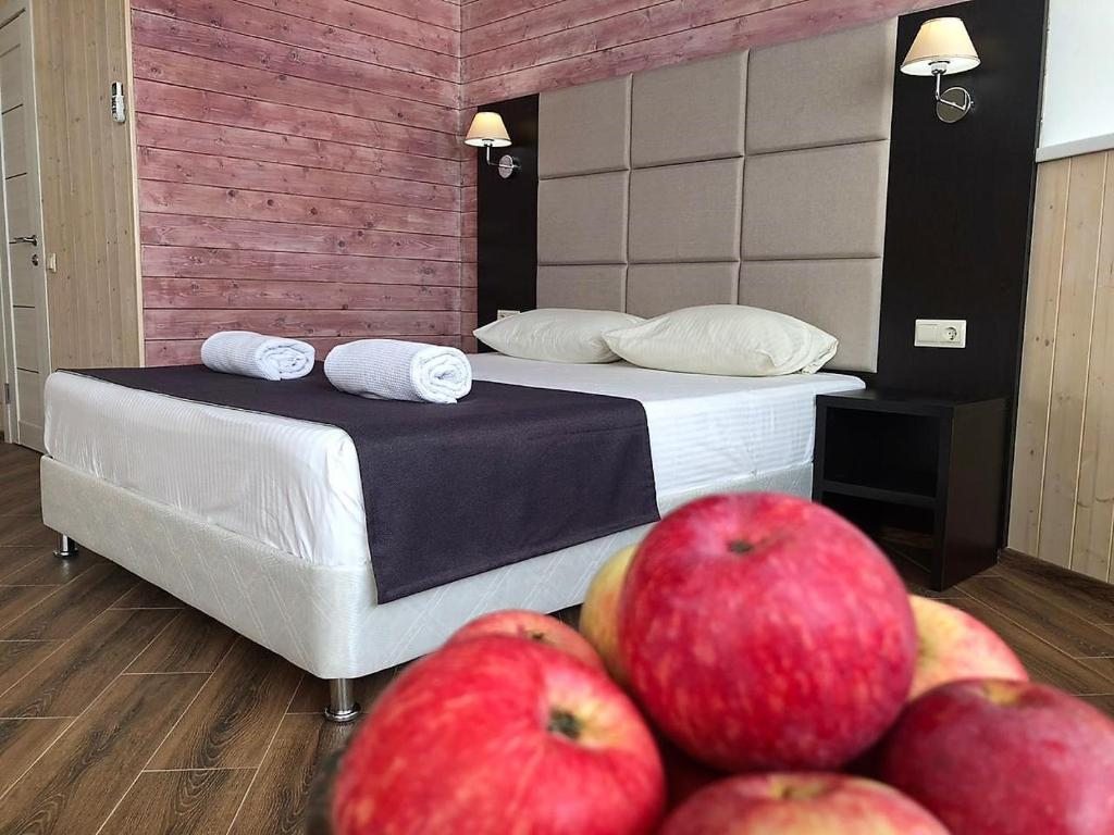Двухместный (Стандартный двухместный номер с 1 кроватью или 2 отдельными кроватями, вид на море) отеля Мини-отель 