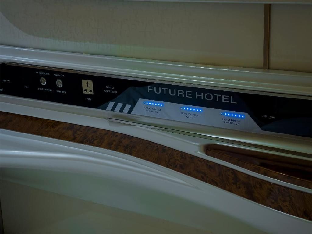 Двухместный (Двухместный номер Делюкс с 1 кроватью и душем) капсульного отеля CAPS LOCK Future Hotel, Астана