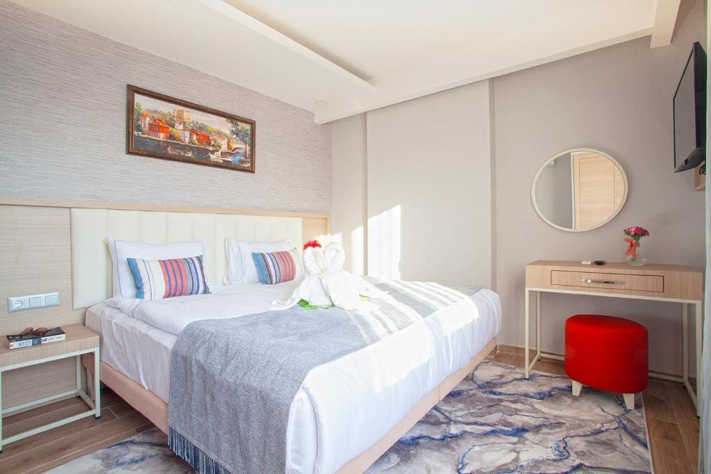 Двухместный (Двухместный номер Делюкс с 1 кроватью) отеля Old Town Point Hotel & Spa Antalya, Анталия