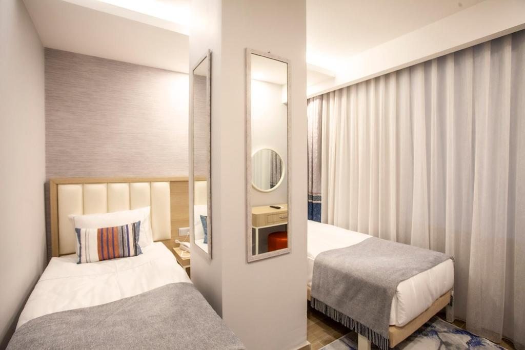 Двухместный (Двухместный номер эконом-класса с 2 отдельными кроватями) отеля Old Town Point Hotel & Spa Antalya, Анталия
