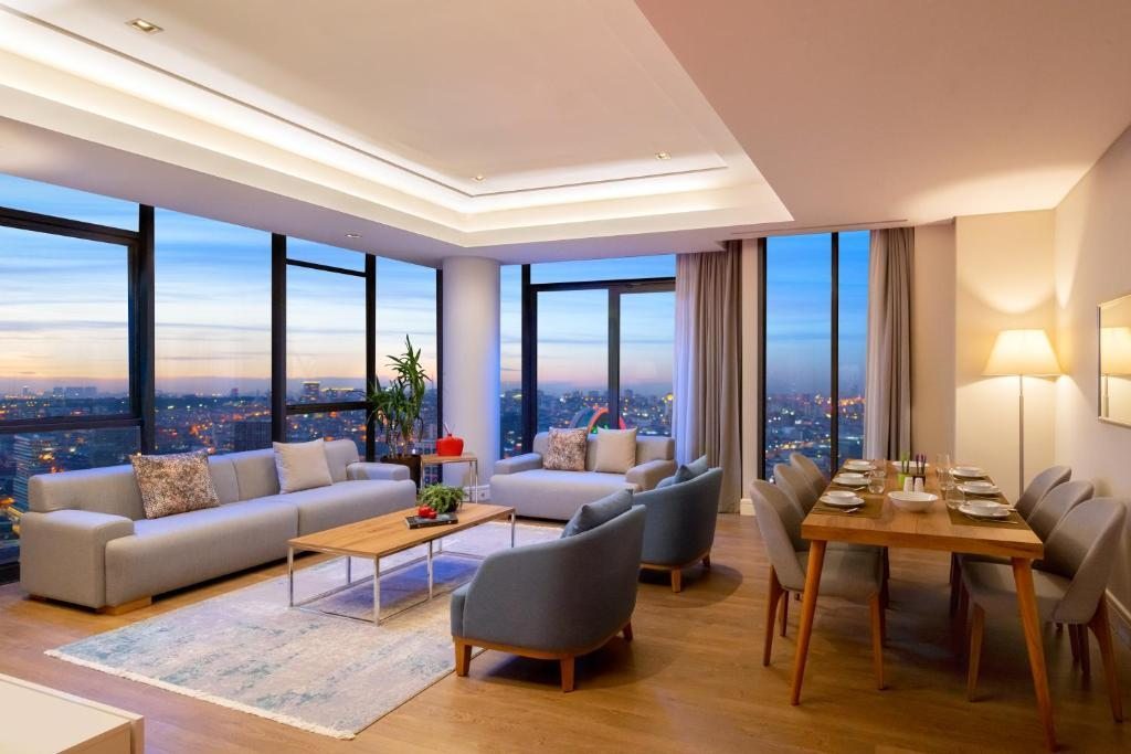 Двухместный (Номер Делюкс с 3 спальнями), Movenpick Living Istanbul West