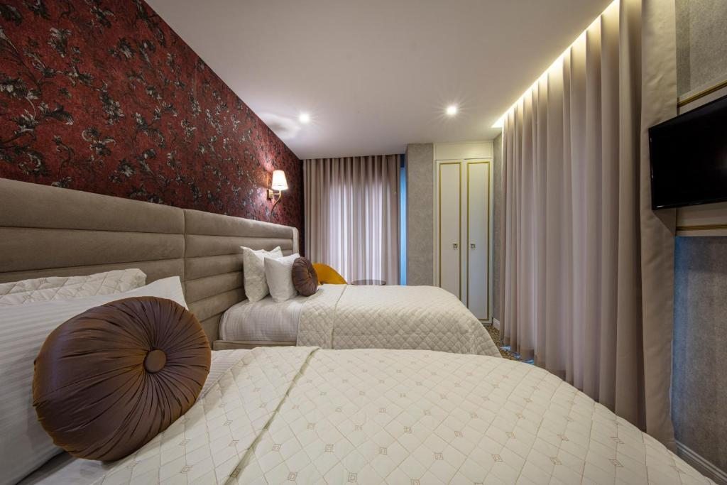 Двухместный (Двухместный номер с 1 кроватью или 2 отдельными кроватями) отеля MR BEYAZ BUTİK HOTEL, Стамбул