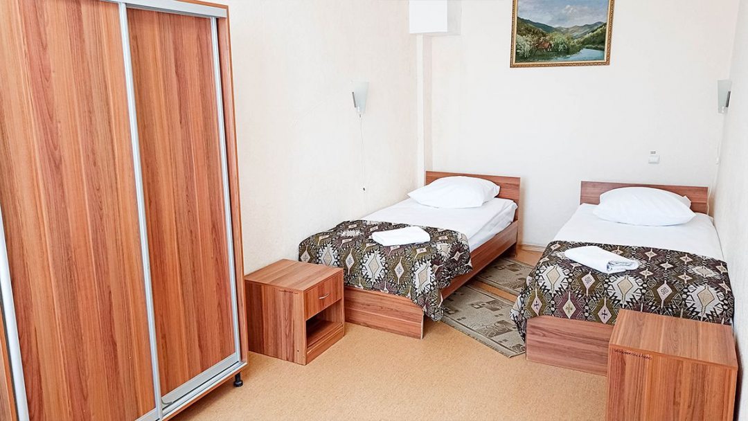 Двухместный (Стандарт 2-местный с двуспальной или односпальными кроватями) гостиницы Smart Hotel КДО Ульяновск