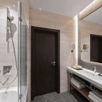 Ванная комната в отеле Мегаполис Отель Набережная, Брянск