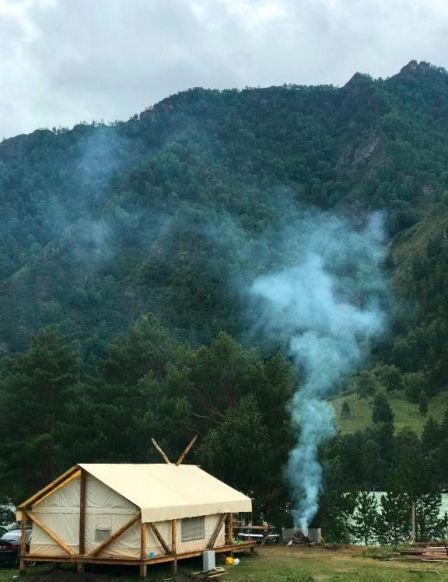Глэмпинг Айвенго, Верх-Апшуяхта