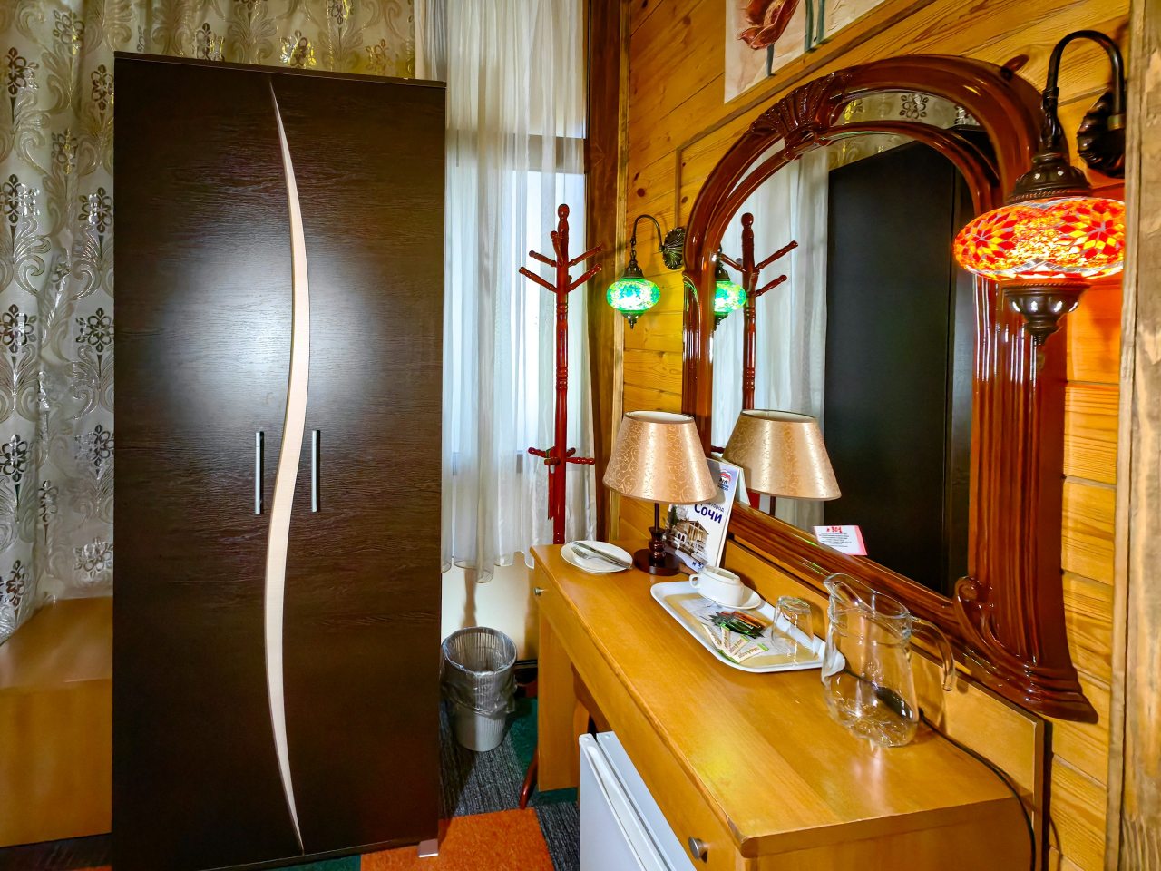 Одноместная комната с видом на горы