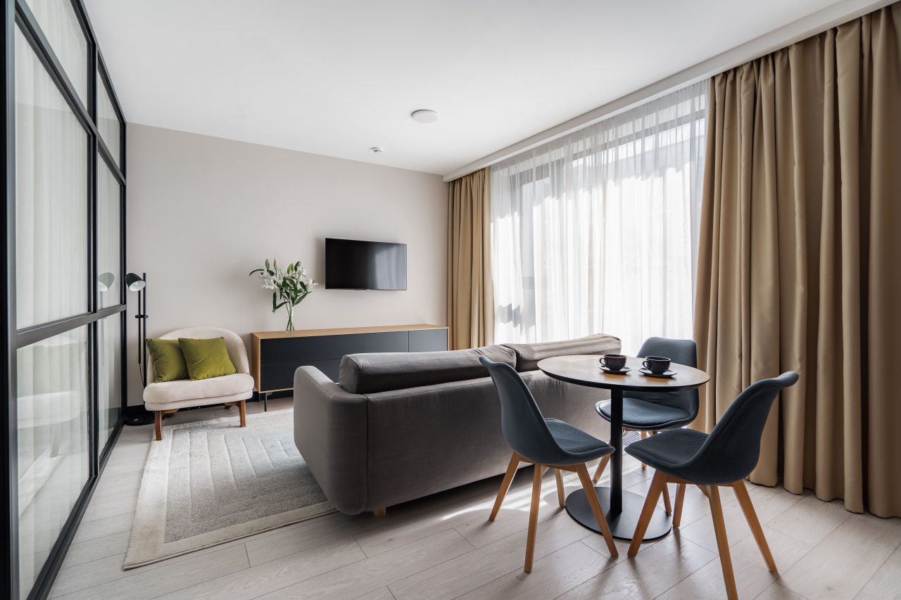 De Luxe (DELUXE двухкомнатный), Апарт-отель Yard Residence