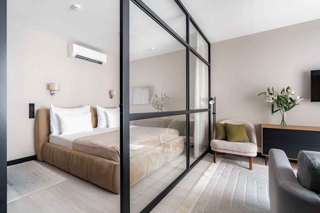 De Luxe (DELUXE двухкомнатный), Апарт-отель Yard Residence