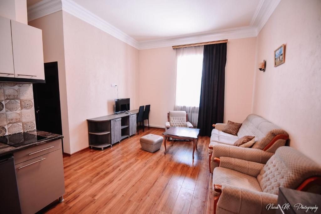 Двухместный (Двухместный номер Делюкс с 1 кроватью или 2 отдельными кроватями) апартамента Apart Hotel Sayat-Nova, Ванадзор