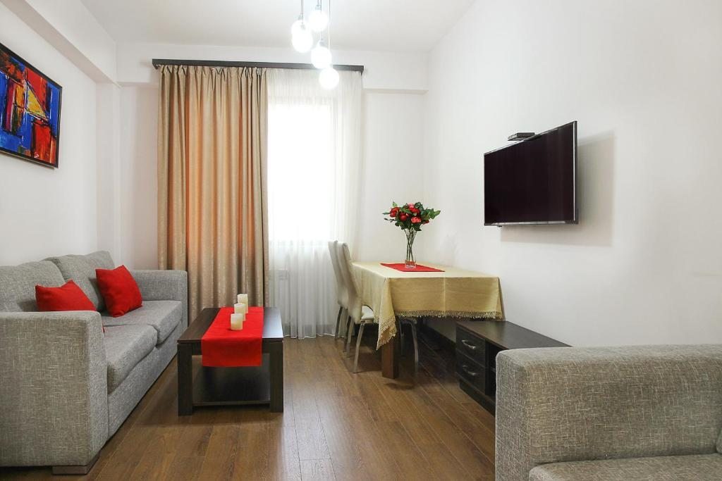 Апартаменты (Апартаменты с 1 спальней) апартамента Apartments in Crystal Residence, Ереван