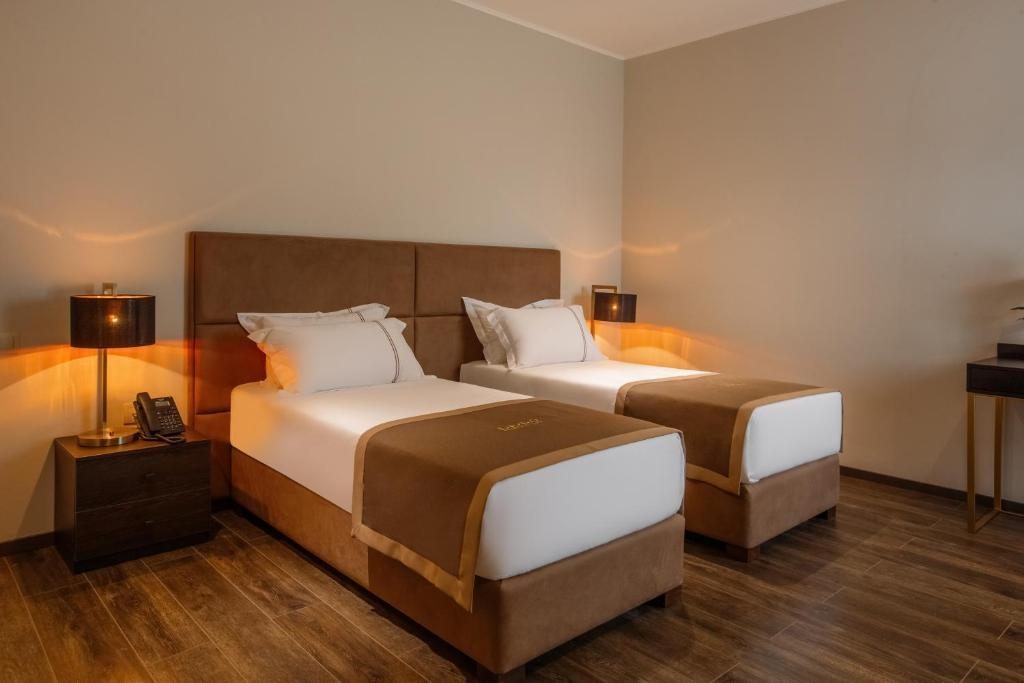 Двухместный (Стандартный двухместный номер с 2 отдельными кроватями) отеля LETO Boutique Hotel Zugdidi, Зугдиди