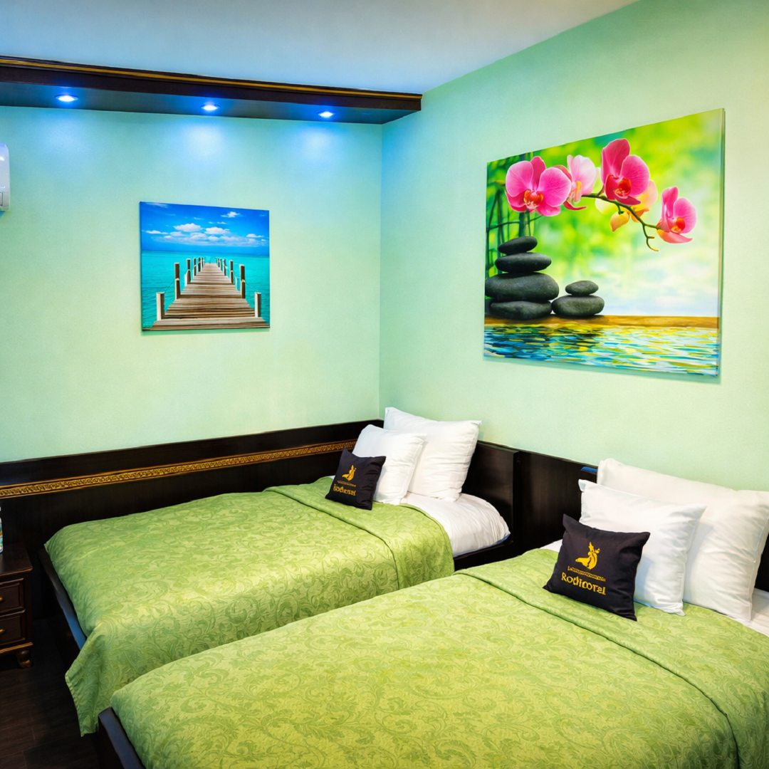 Двухместный (Комфорт (две односпальные кровати)), Гостиница БуддОтель Москва