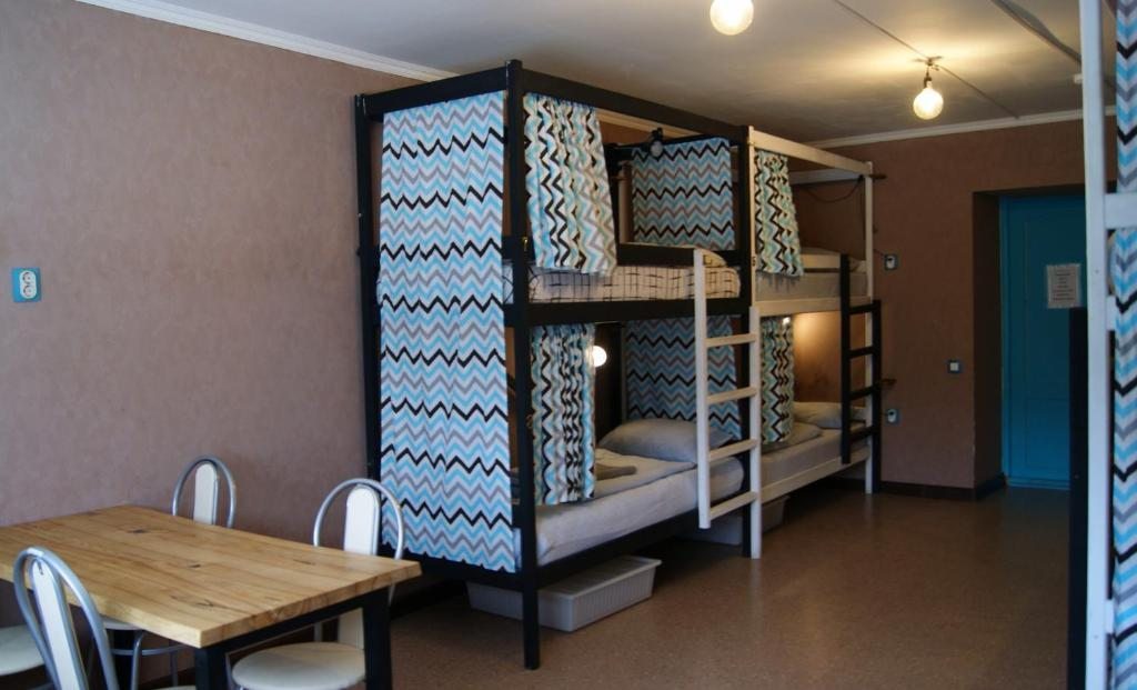 Номер (Спальное место на двухъярусной кровати в общем номере для мужчин) хостела Мята Рязань