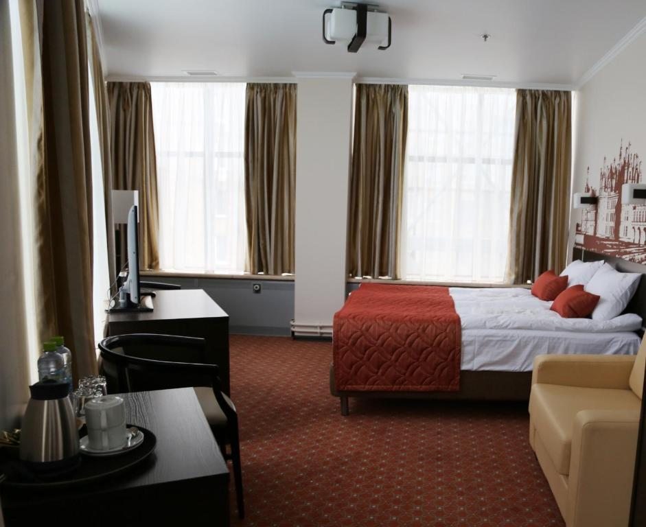 Двухместный номер «Комфорт» с 1 кроватью или 2 отдельными кроватями в Отеле "Елоховски" в Москве. Отель Елоховский