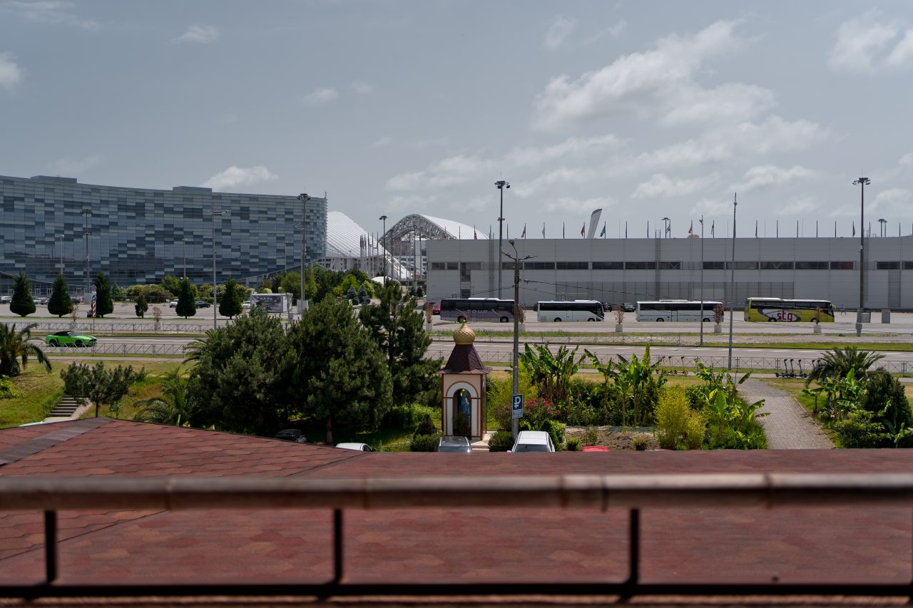 Апартаменты балкон с видом на олимпийские объекты