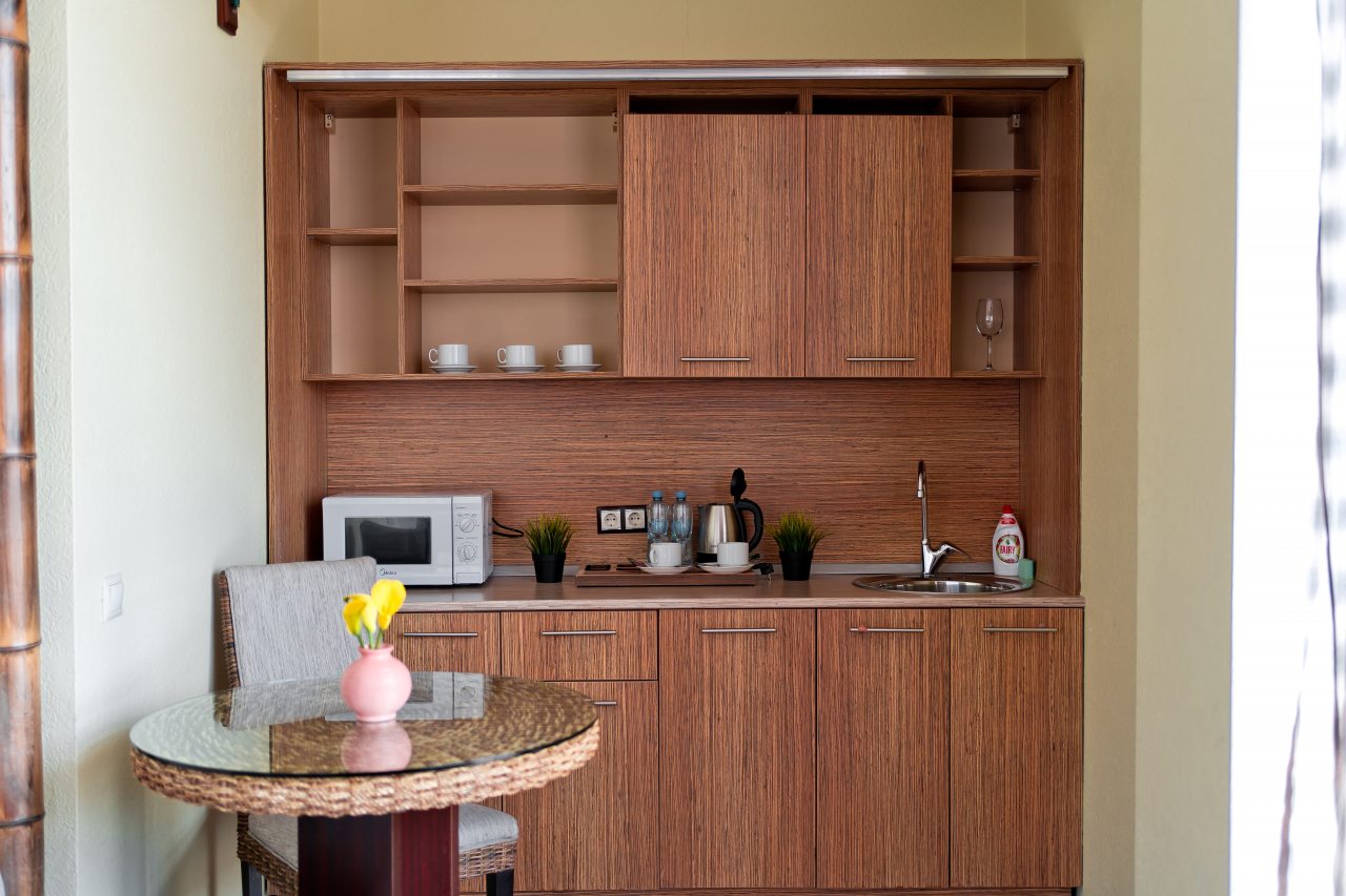 Кухня в апартаментах