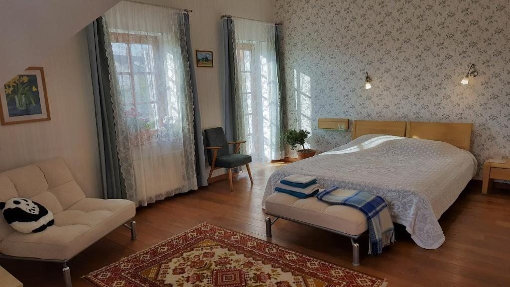Двухместный (Двухместный номер с 1 кроватью и балконом) гостевого дома Анатолия, Калининград
