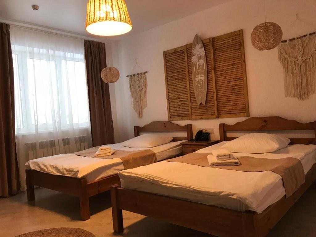 Двухместный (Двухместный номер с 2 отдельными кроватями) эко-отеля Александров залив, Кострома