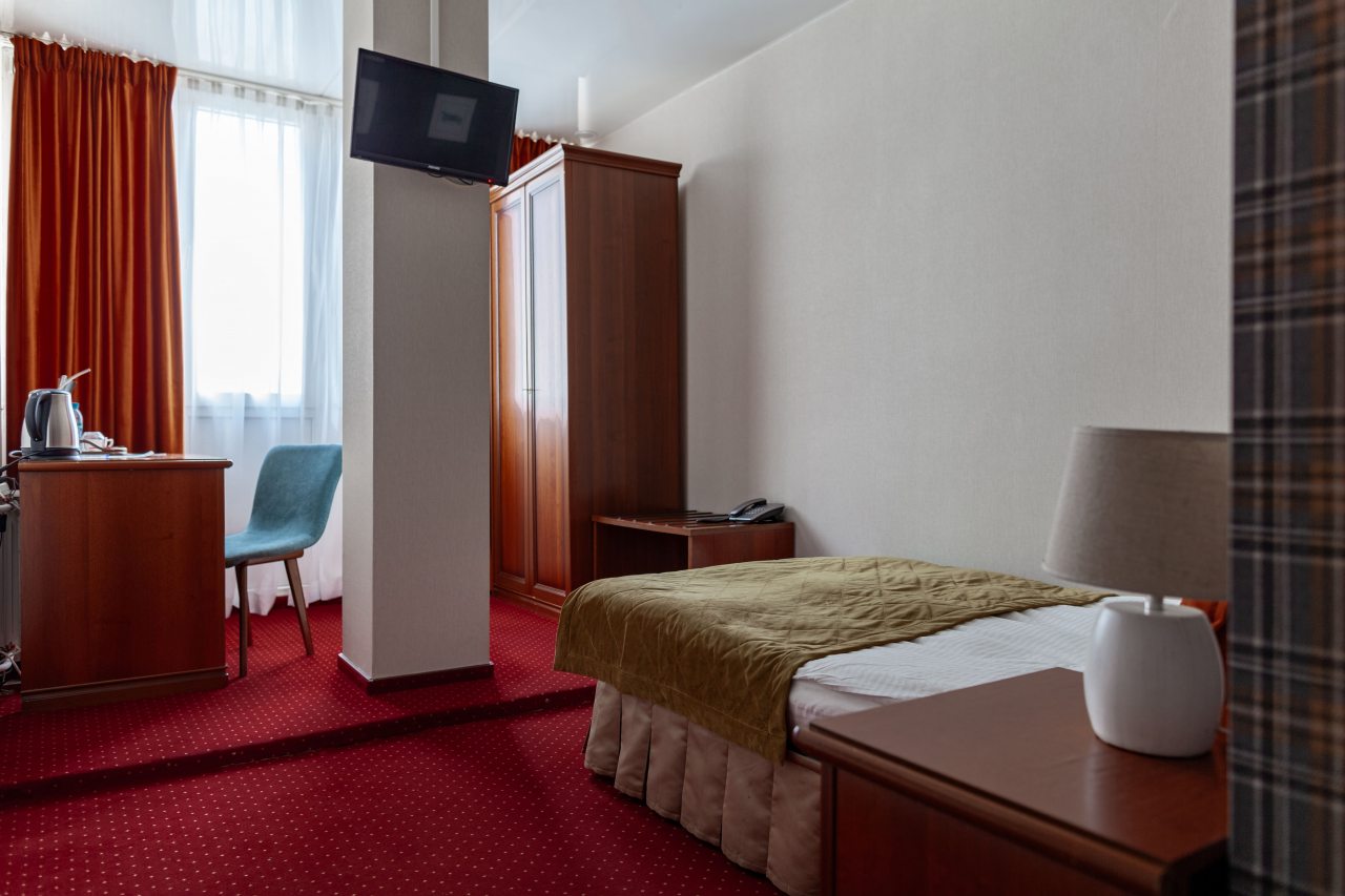 Одноместный (Одноместный с ванной комнатой), Отель ПолиАрт Парк