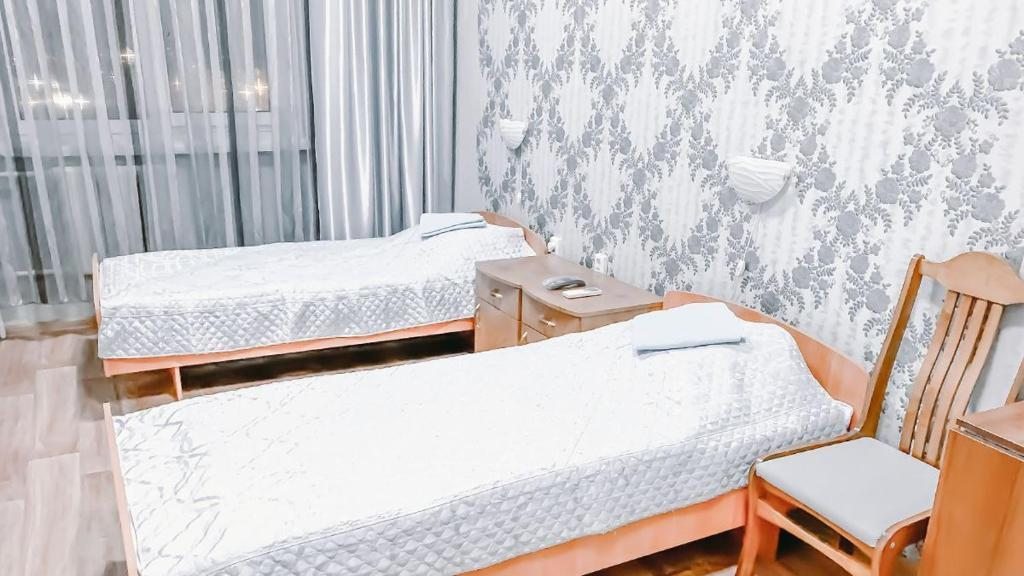 Номер (Односпальная кровать в общем номере) отеля Smart Hotel КДО Липецк