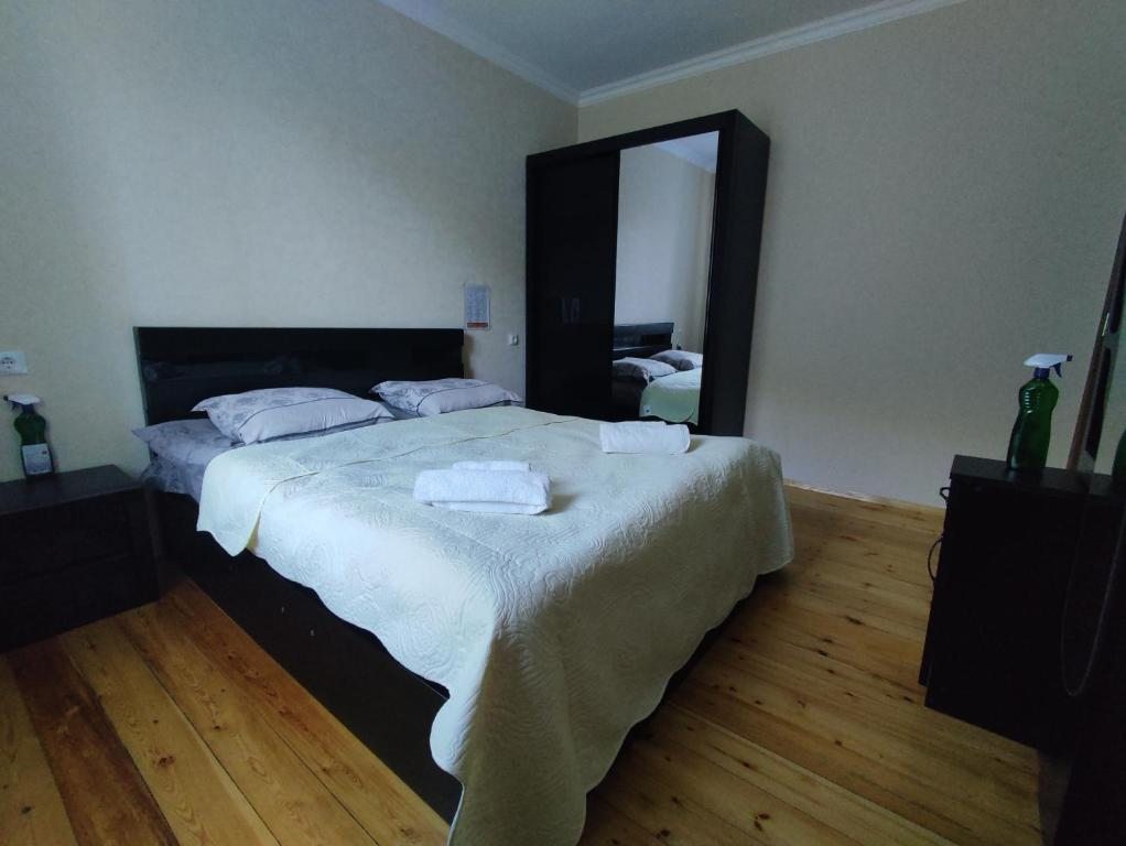Двухместный (Двухместный номер Делюкс с 1 кроватью и душем) гостевого дома Kamara Guest House, Степанцминда