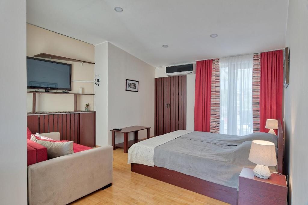 Студио (Стандартный номер-студия) апарт-отеля New Tiflis Apartments Plekhanovi, Тбилиси