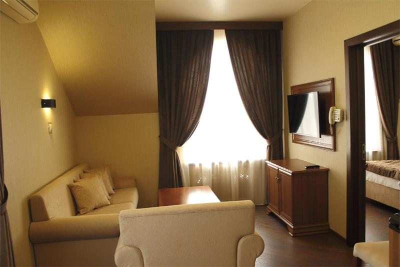 Двухместный (Двухместный номер с 2 отдельными кроватями и ванной) мотеля Вулкан, Волоколамск