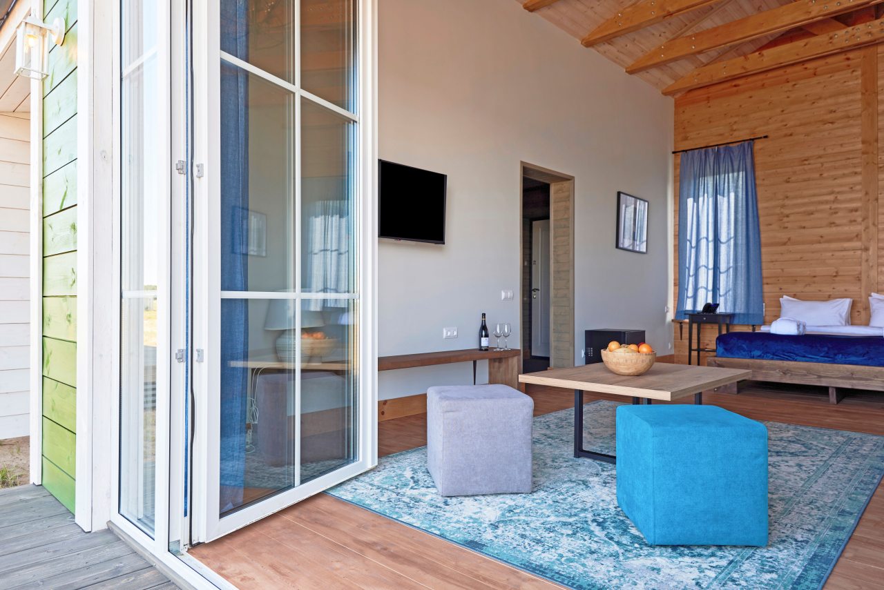 Четырехместный (Номер в пляжном доме с террасой - третья линия), Отель MillCreek