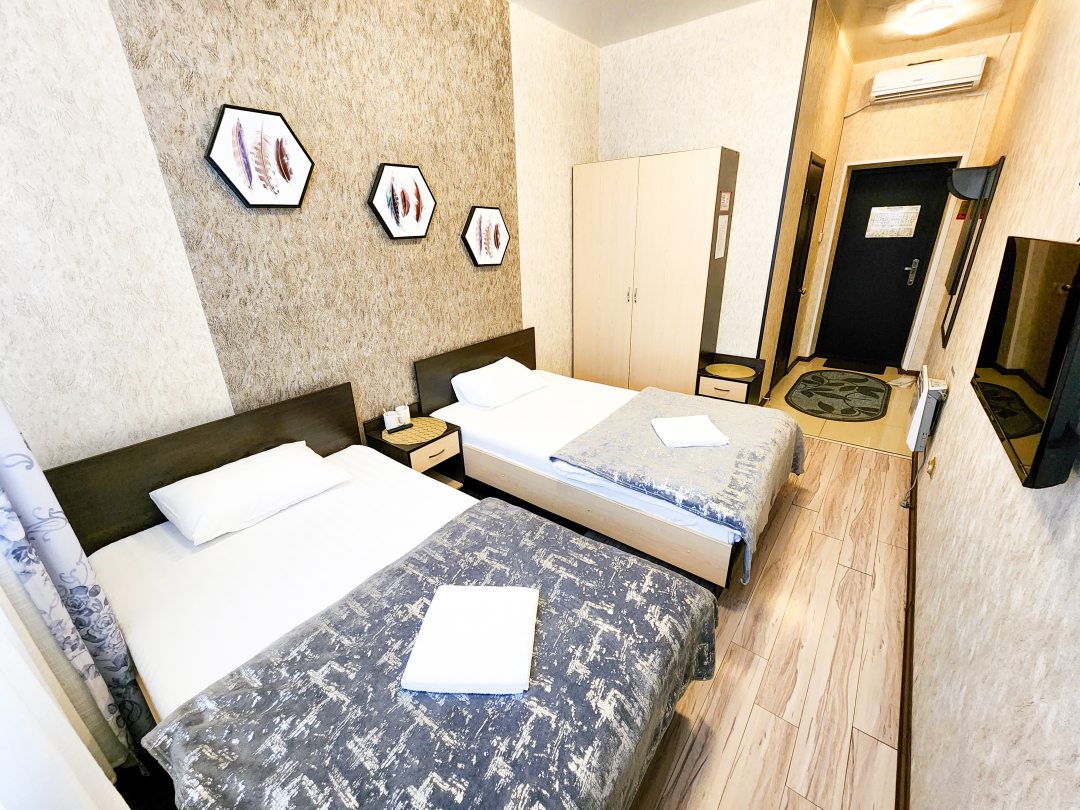 Двухместный (Стандартный двухместный номер с 2 отдельными кроватями) мини-отеля Классик, Владивосток