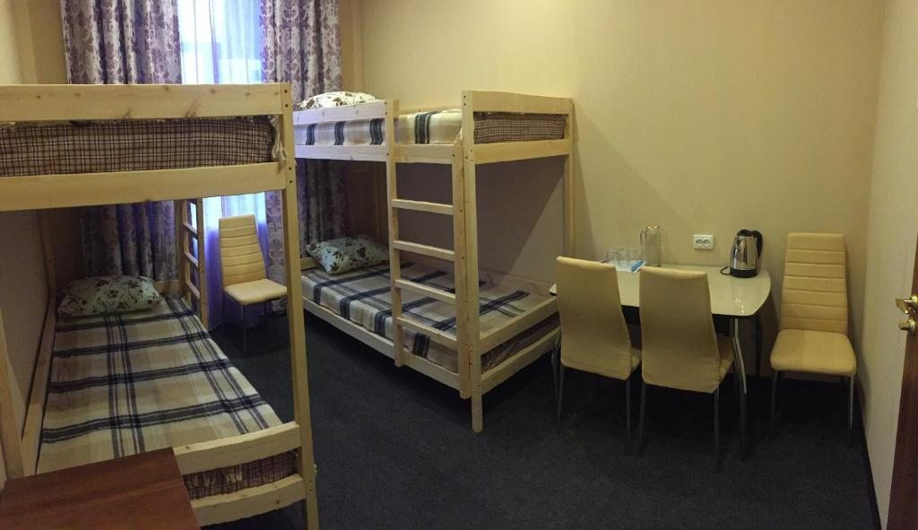 Номер (Спальное место на двухъярусной кровати в общем номере для мужчин и женщин) хостела Беломорск