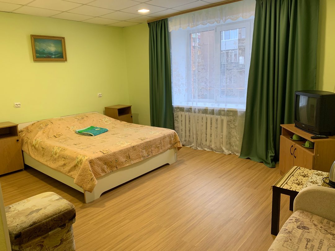 Двухместный (№ 309 (Стандартный двухместный номер с 1 кроватью)) гостиницы Маршал Петрозаводск