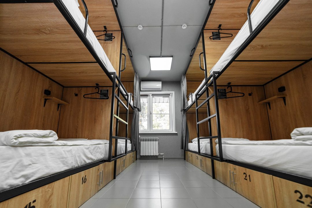 Восьмиместный (8-ми местный мужской номер) хостела Sleep box, Барнаул
