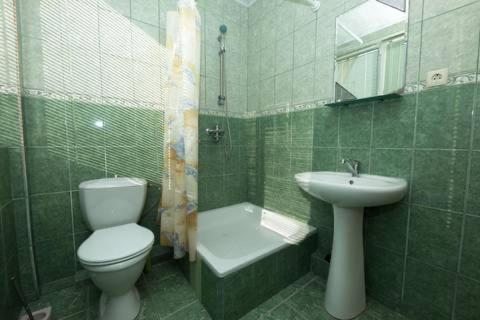 Двухместный (Двухместный номер с 1 кроватью и собственной ванной комнатой) гостевого дома Зелёный дворик, Лазаревское