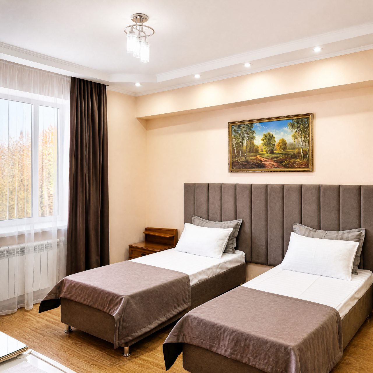 Двухместный (Стандарт с 2 отдельными кроватями), Гостиница Москва