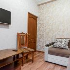 Полулюкс (Двухкомнатный с двуспальной кроватью и диваном на 1 этаже), Гостиница Ника