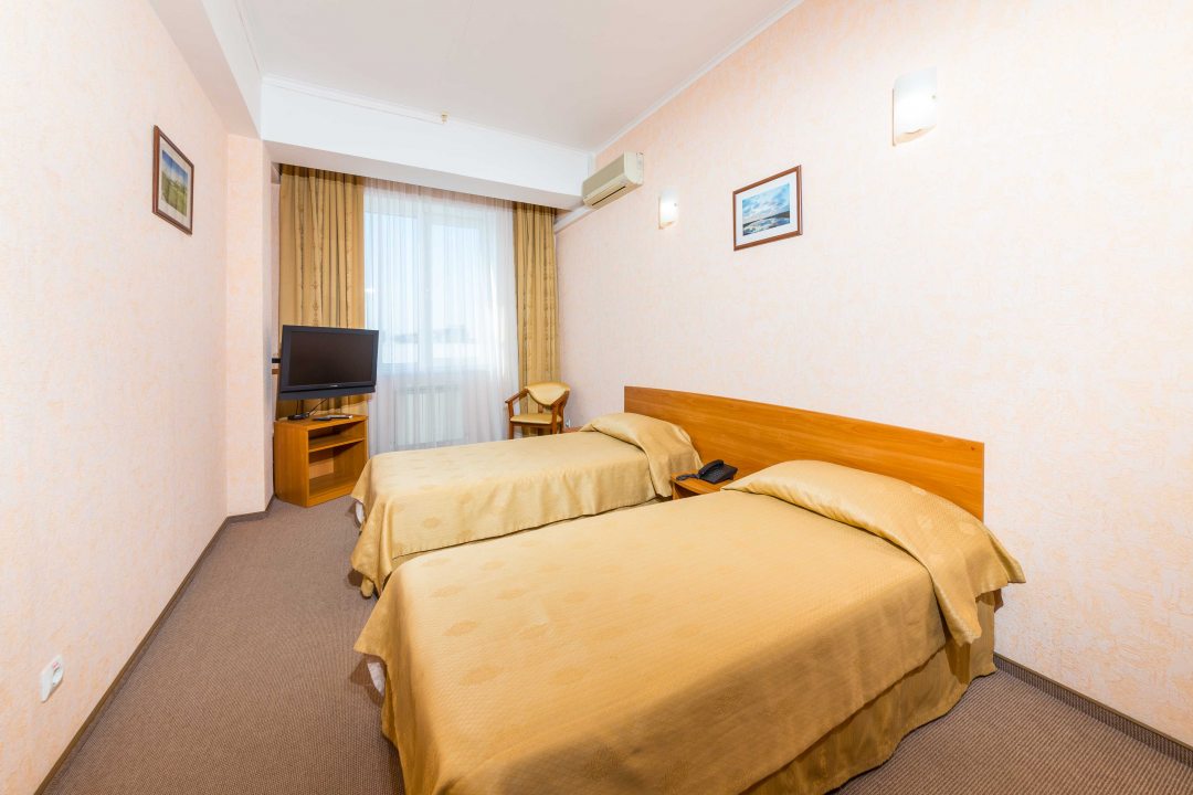 Двухместный (Двухместный с двумя односпальными кроватями) гостиницы Олимп, Анапа