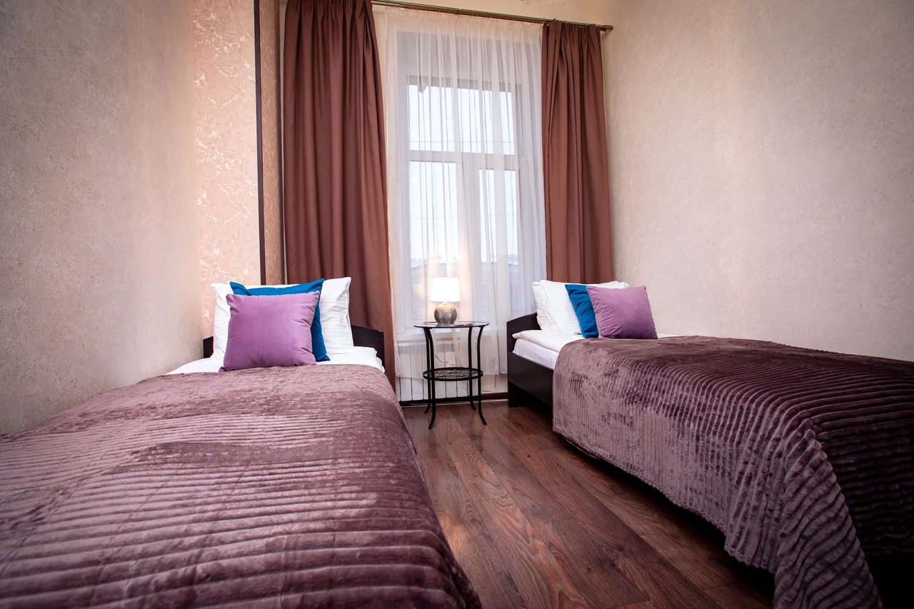 Двухместный (Номер с 2 отдельными кроватями № 4), Апартаменты Asmera Apartments