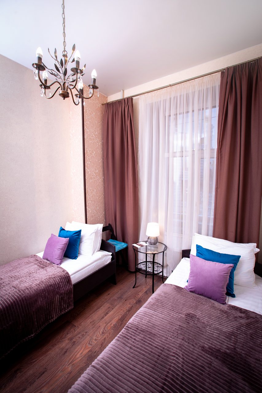 Двухместный (Номер с 2 отдельными кроватями № 4), Апартаменты Asmera Apartments