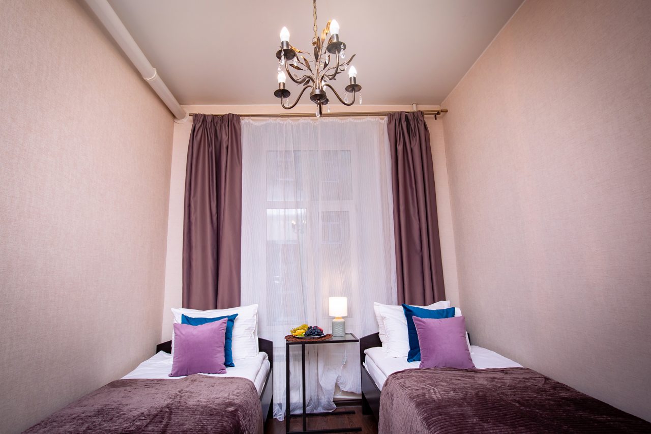 Двухместный (Номер с 2 отдельными кроватями № 6), Апартаменты Asmera Apartments