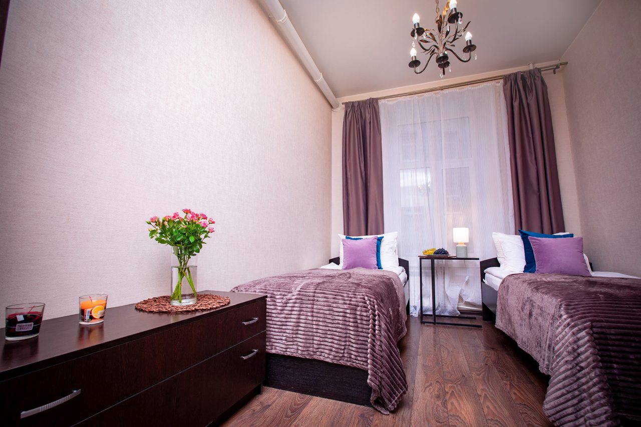 Двухместный (Номер с 2 отдельными кроватями № 6), Апартаменты Asmera Apartments