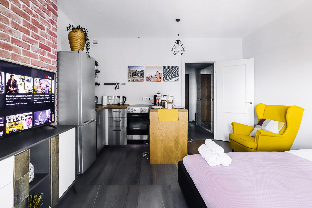 Апартаменты (Cozy Loft (Уютный Лофт) этаж 18 в 7 корпусе), Апартаменты LALAPART