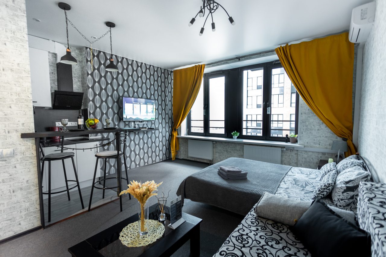 Апартаменты (Sunny Loft (Солнечный Лофт) этаж 7 в 5 корпусе), Апартаменты LALAPART