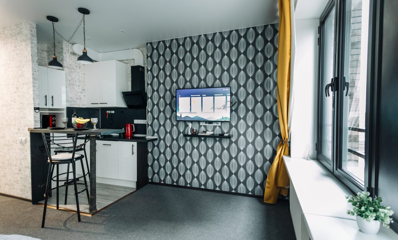 Апартаменты (Sunny Loft (Солнечный Лофт) этаж 7 в 5 корпусе), Апартаменты LALAPART