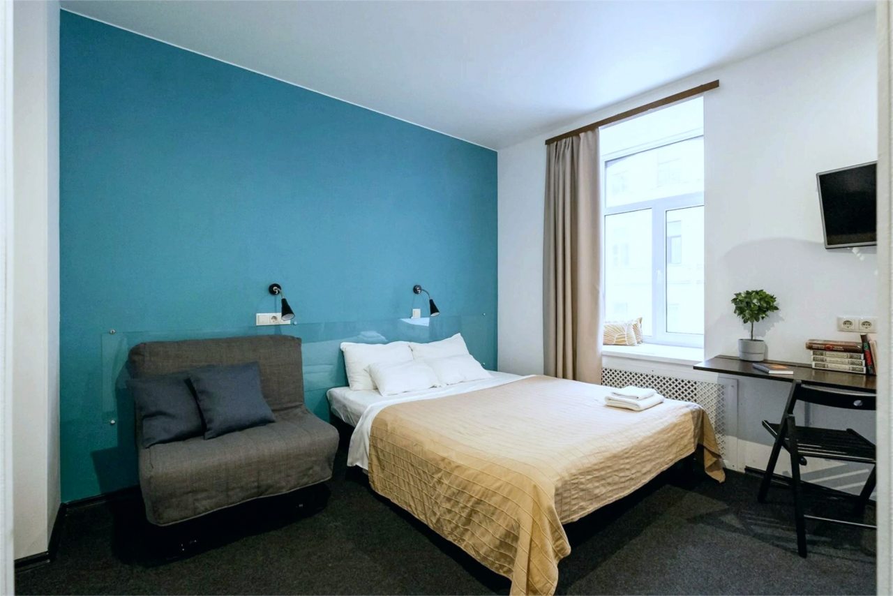 Трехместный (Комната Комфорт), Меблированные комнаты Казанская 43