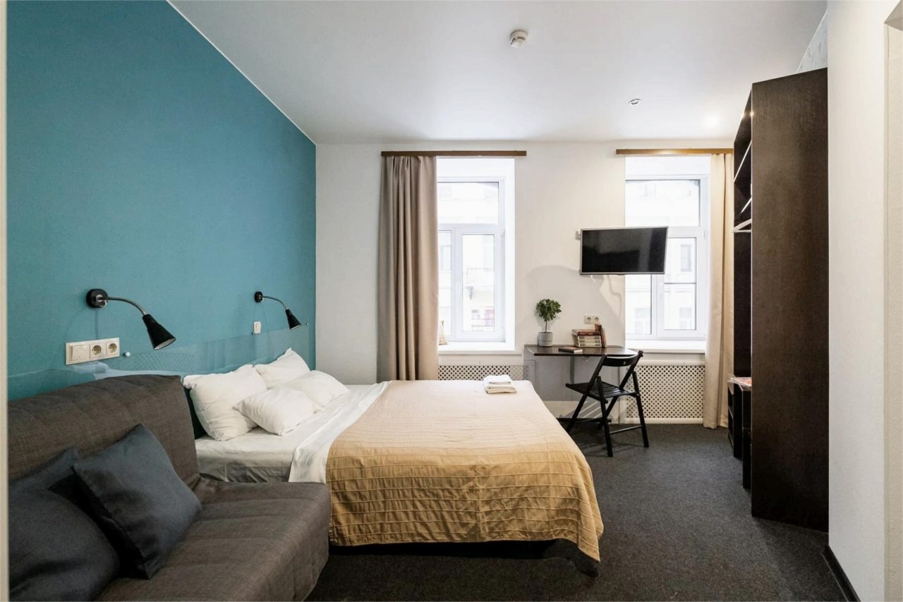 Трехместный (Комната Комфорт), Меблированные комнаты Казанская 43