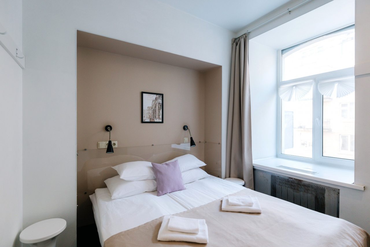 Двухместный (Комната Стандарт с двуспальной или двумя односпальными кроватями), Меблированные комнаты Казанская 43