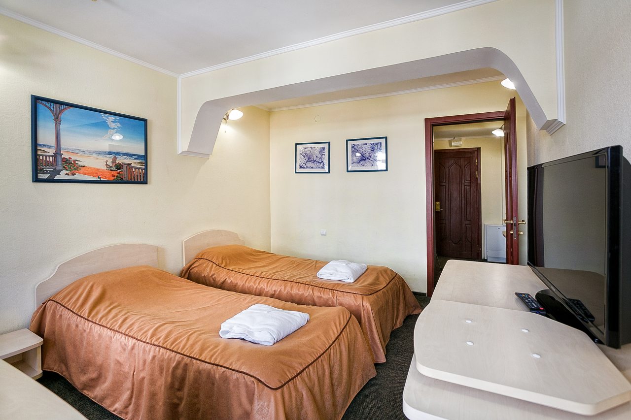 Двухместный (Стандарт однокомнатный (TWIN) - 1, 2 этаж), Отель 1001 Ночь