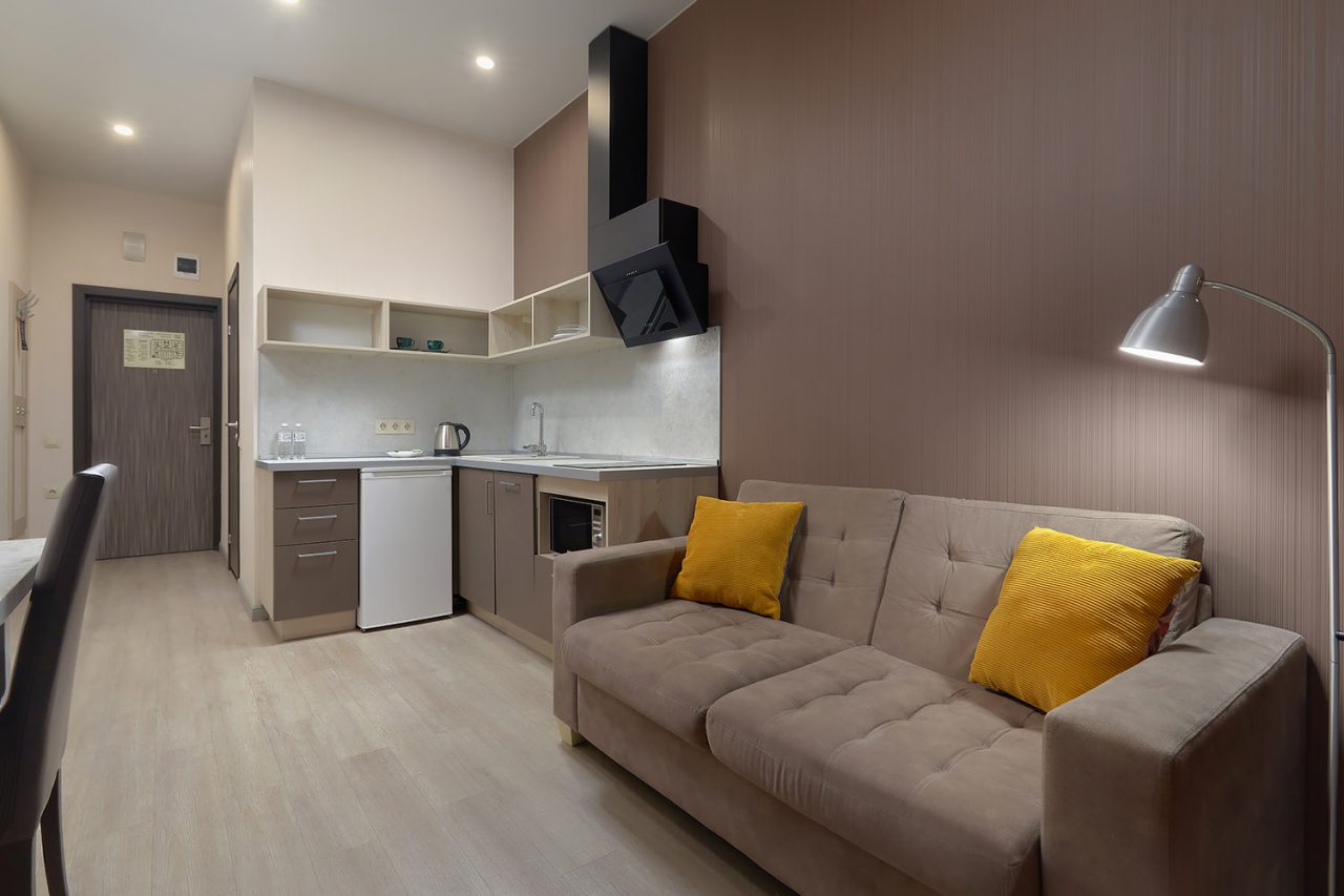 Апартаменты (Улучшенные с кроватью King size(160*200)), Гостиница Golden Tulip Krasnodar на Суворова